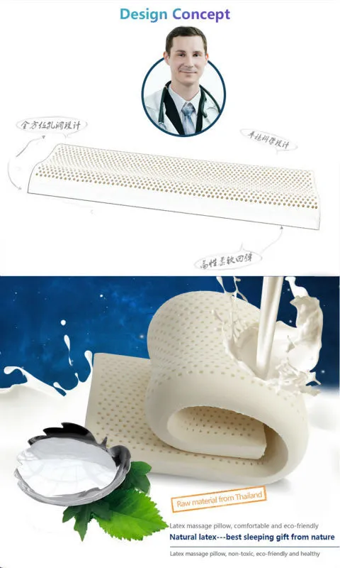 Extra Long Double Latex Pillow